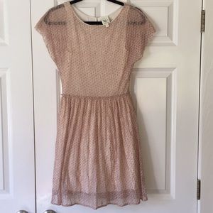 Anthropologie fit and flare dress